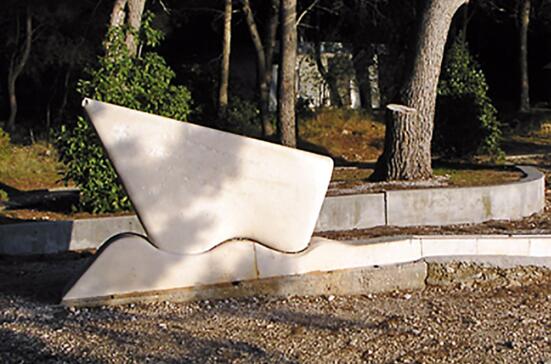 The monument "Naval landing operation", Baško Polje