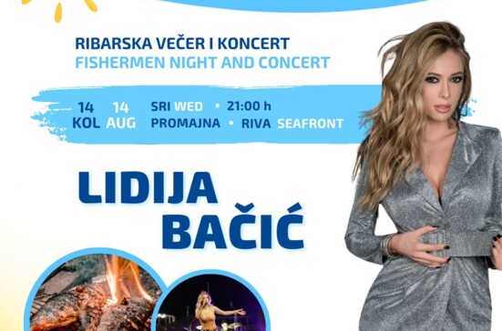 Fishermen night and the concert of Lidija Bačić in Promajna