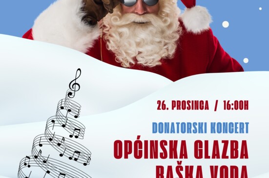 Donatorski koncert Općinske glazbe Baška Voda za Ligu protiv raka Makarske rivijere