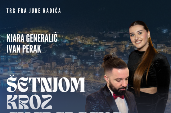 "Walking through the evergreens" - the concert in Baška Voda